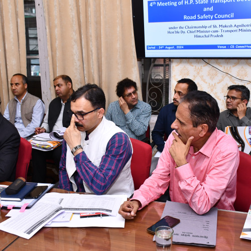 4th meeting of Road Safety Council 24-08-2024.